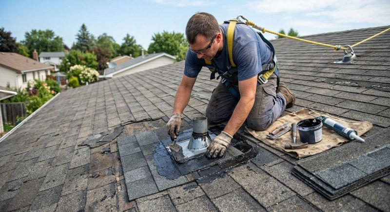 Asphalt Roof Leak Repair in Pittstown, NJ