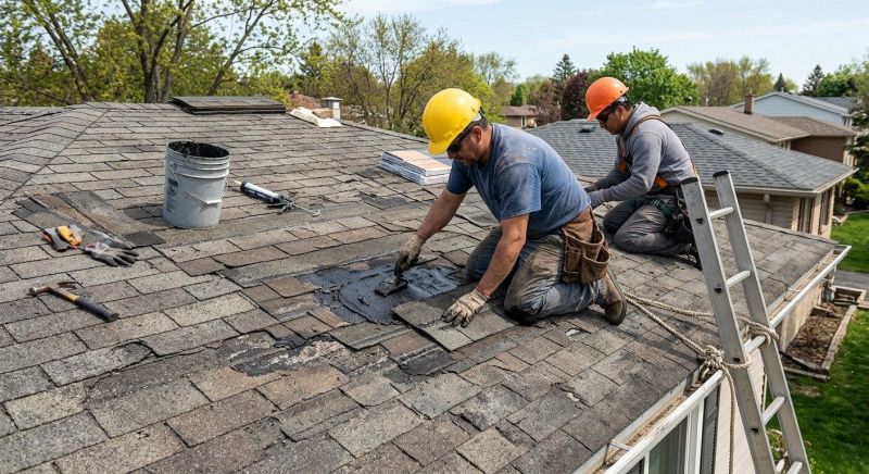 Asphalt Roof Repair in Hampton, NJ
