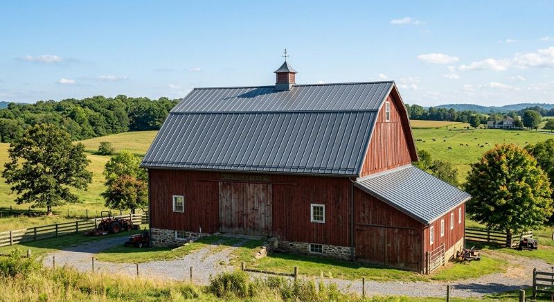 Barn Roof Replacement in Monroe County, PA