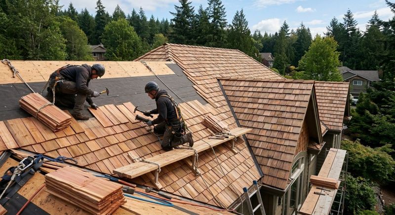 Cedar Roof Installation in Coopersburg, PA