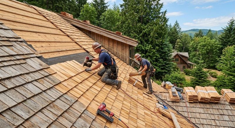 Cedar Roof Installation in High Bridge, NJ