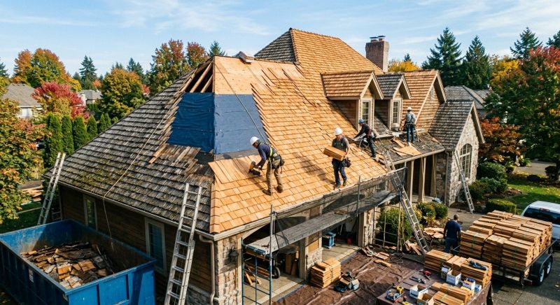 Cedar Roof Replacement in Annandale, NJ