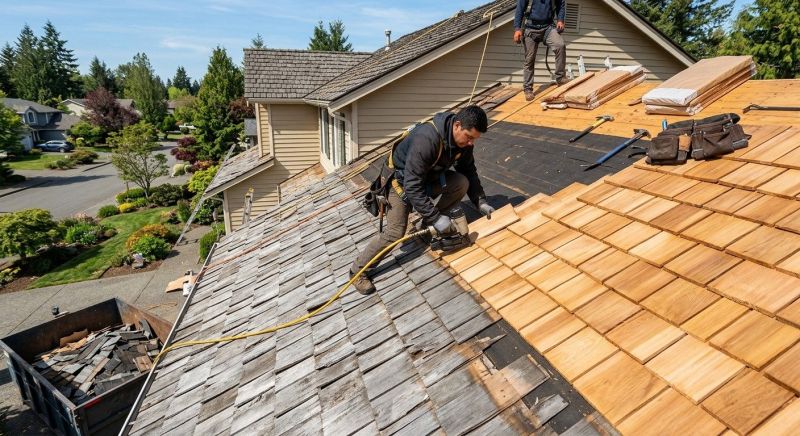 Cedar Roof Replacement in High Bridge, NJ