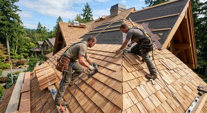 Cedar Shake Roof Construction in Perkasie, PA