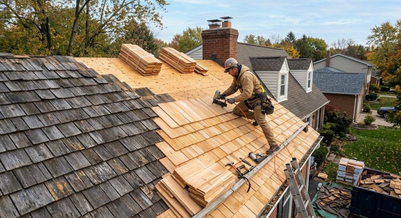 Cedar Shingles Replacement in Hunterdon County, NJ
