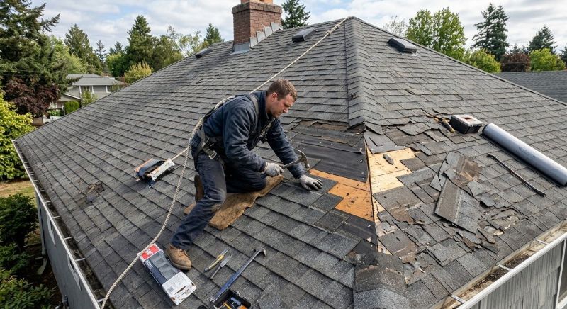 Damaged Roof Repair in Budd Lake, NJ