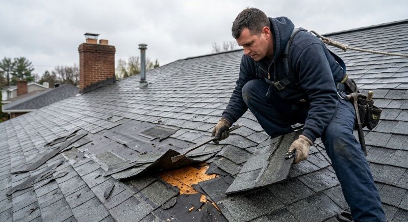 Damaged Roof Replacement in Chester, NJ