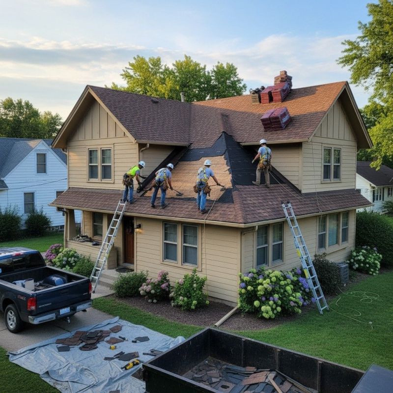 Damaged Roof Replacement in New Hope, PA