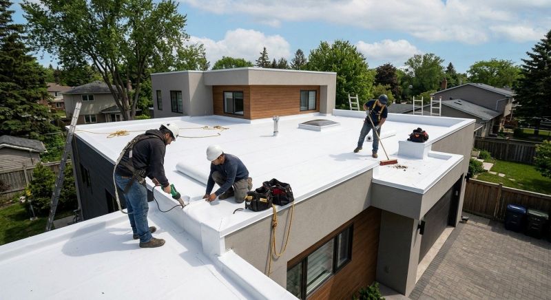 Flat Roof Installation in Blairstown, NJ