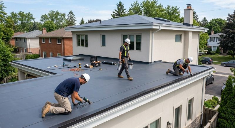 Flat Roof Installation in Hackettstown, NJ