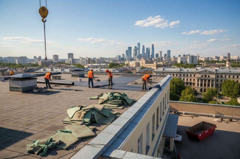 Flat Roof Replacement in Clinton, NJ