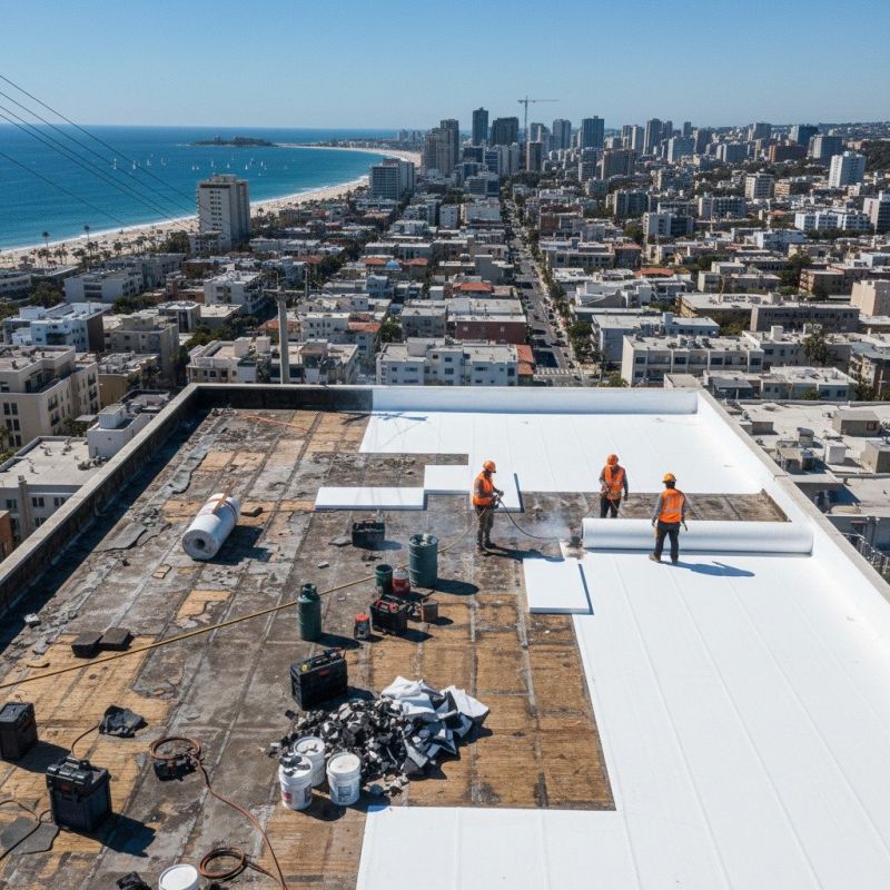 Flat Roof Replacement in Ringoes, NJ