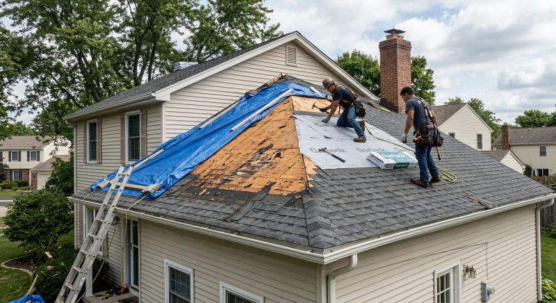 Hail Damage Roof Repair in Annandale, NJ
