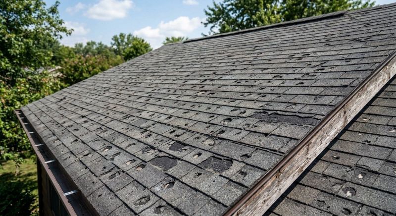 Hail Damage Roof Repair in Mount Bethel, PA