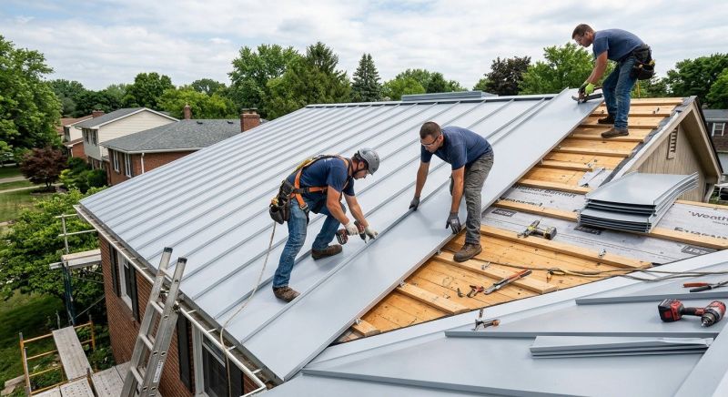 Metal Roof Installation in Coplay, PA