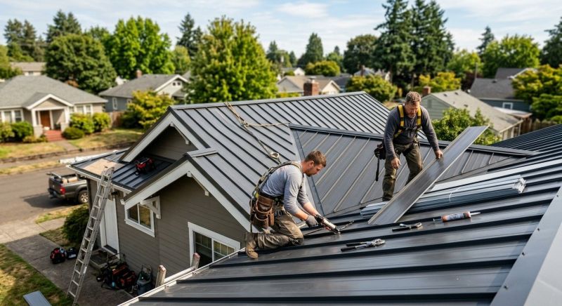 Metal Roof Repair in Clinton, NJ