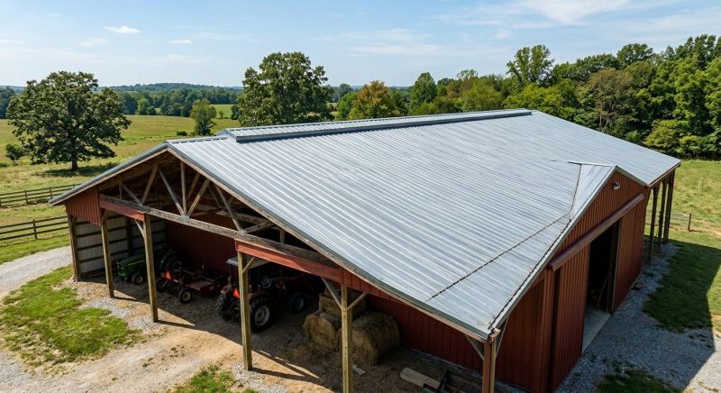Pole Barn Roof Repair in Stockton, NJ