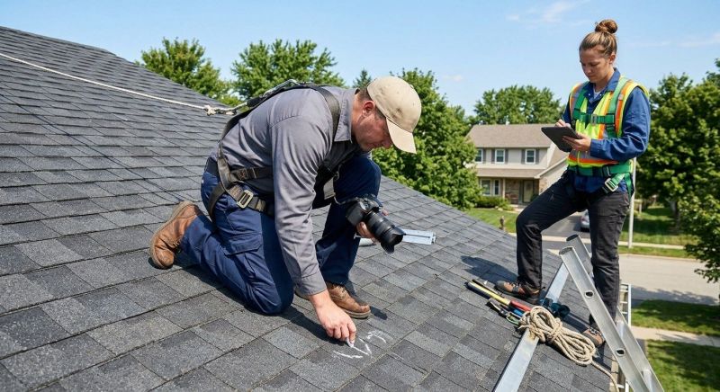 Roof Damage Inspection in Stewartsville, NJ