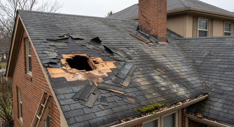 Roof Damage Restoration in Brodheadsville, PA