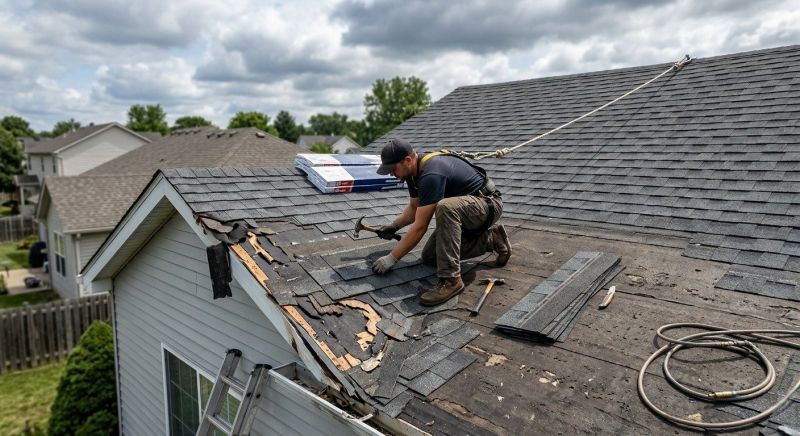 Roof Damage Restoration in High Bridge, NJ