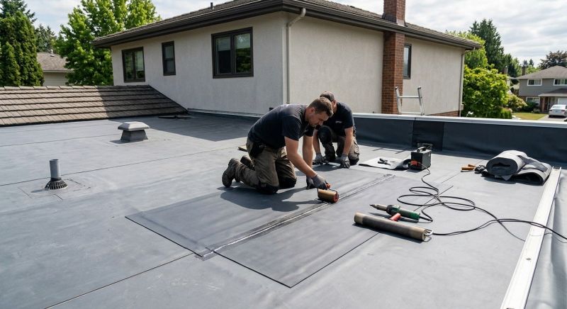 Rubber Roof Repair in Hampton, NJ