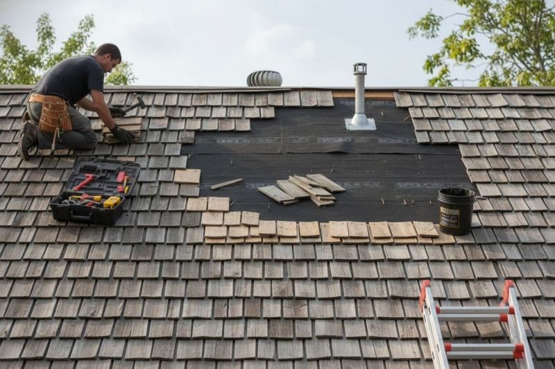 Shake Shingle Repair in Brodheadsville, PA