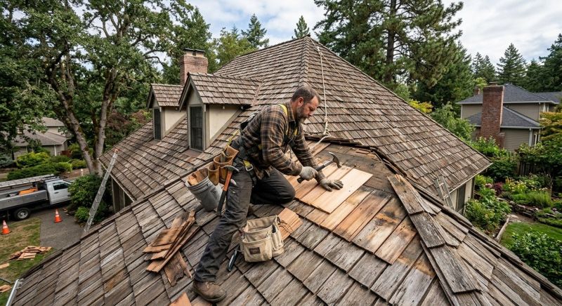 Shake Shingle Repair in Clinton, NJ
