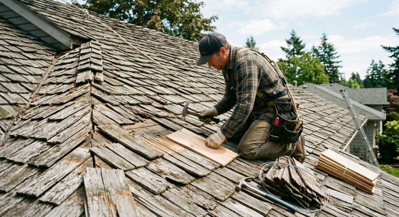 Shake Shingle Repair in Clinton, NJ