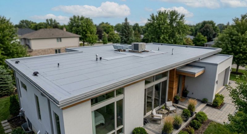 Single Ply Roof Installation in Hunterdon County, NJ