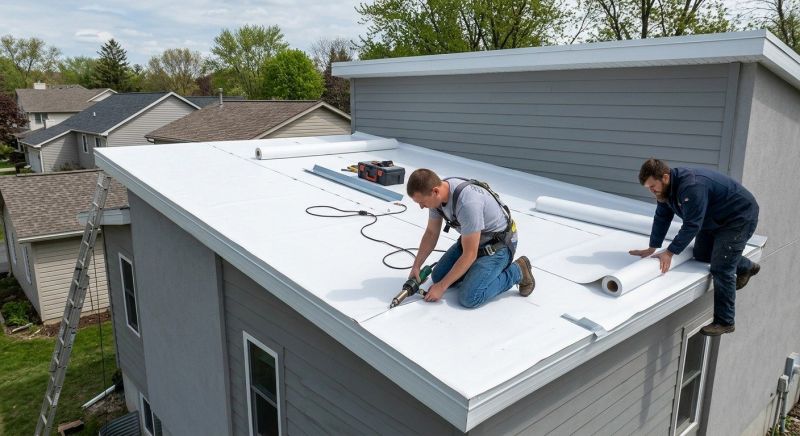 Single Ply Roof Installation in Long Valley, NJ