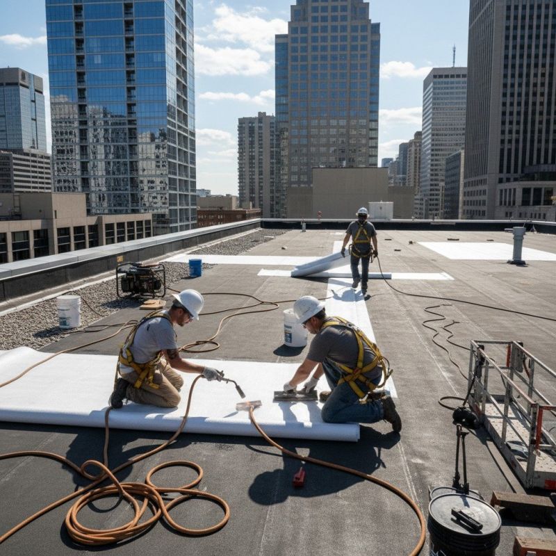 Single Ply Roof Repair in Saylorsburg, PA