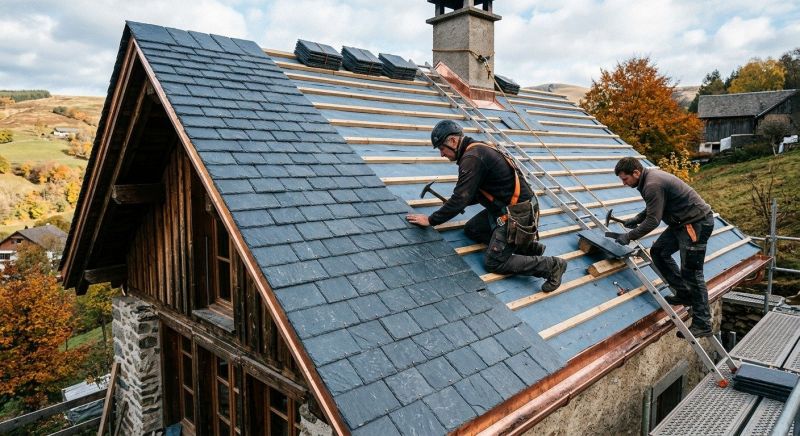 Slate Roof Construction in Pittstown, NJ