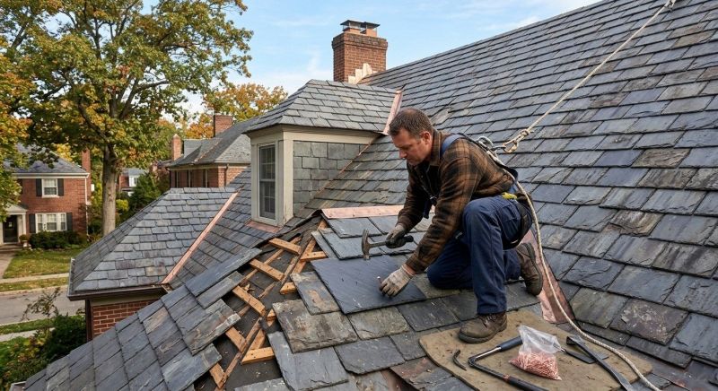 Slate Roof Repair in Long Valley, NJ