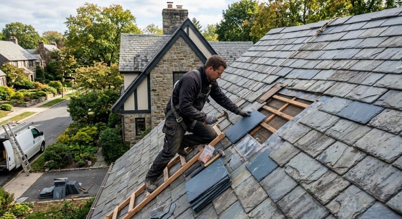 Slate Roof Repair in Phillipsburg, NJ