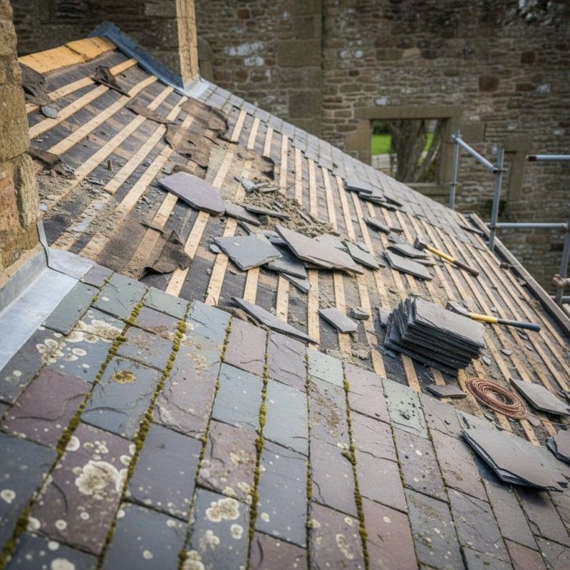 Slate Roof Replacement in Allentown, PA