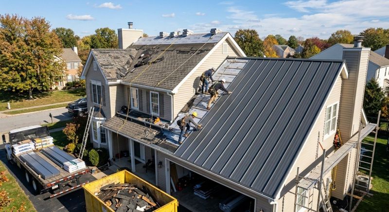 Steel Roof Replacement in Center Valley, PA