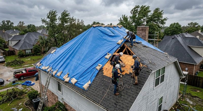 Storm Damage Roof Repair in Bethlehem, PA
