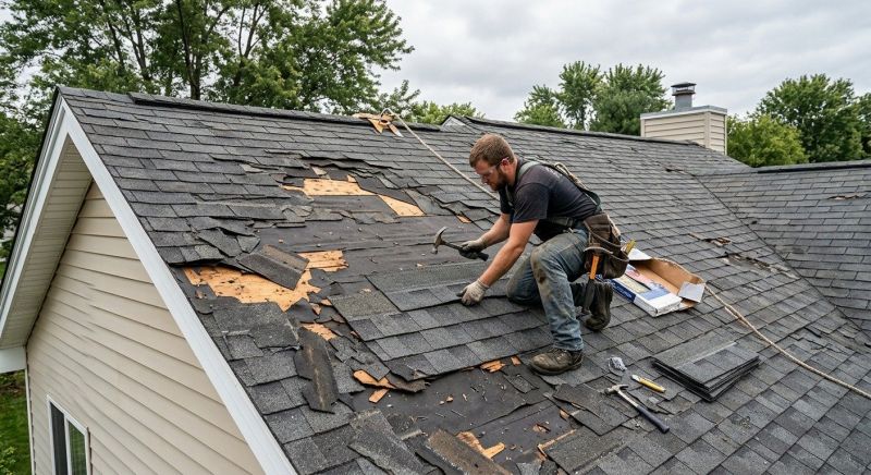 Storm Damage Roof Repair in Hackettstown, NJ