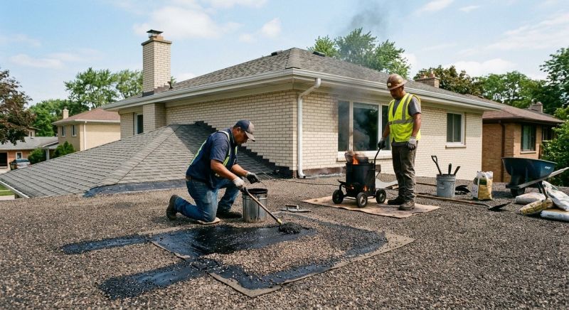 Tar And Gravel Roof Repair in Brodheadsville, PA