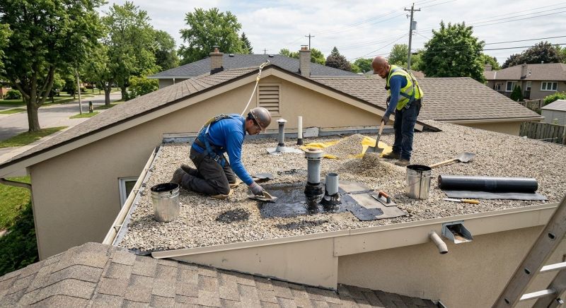 Tar And Gravel Roof Repair in Budd Lake, NJ