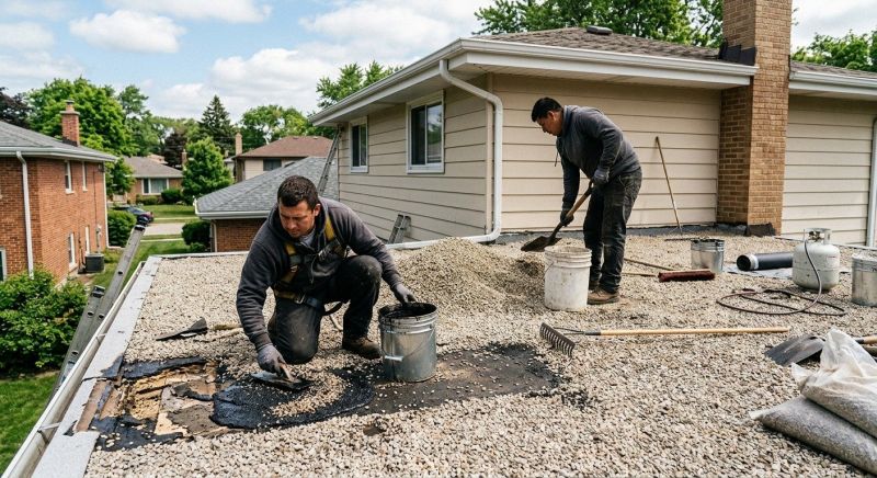 Tar And Gravel Roof Repair in Lebanon, NJ