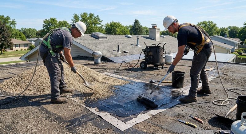 Tar And Gravel Roof Repair in New Hope, PA