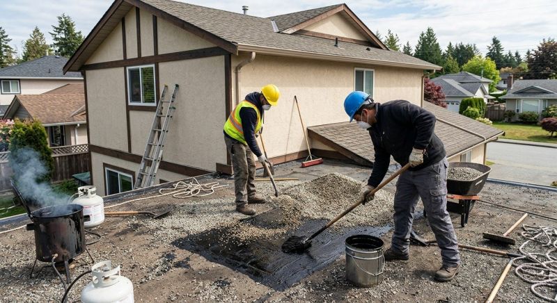 Tar And Gravel Roof Repair in Saylorsburg, PA