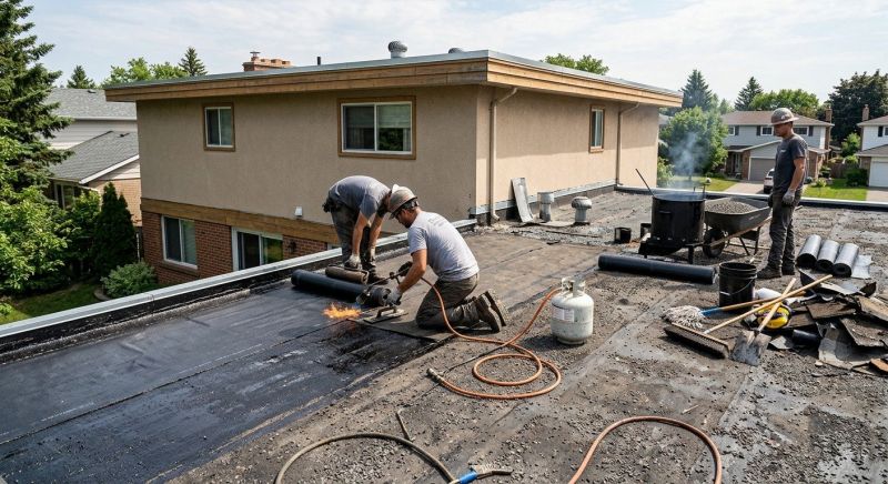 Tar Roof Repair in Upper Black Eddy, PA