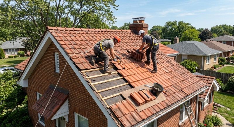 Tile Roof Repair in Califon, NJ