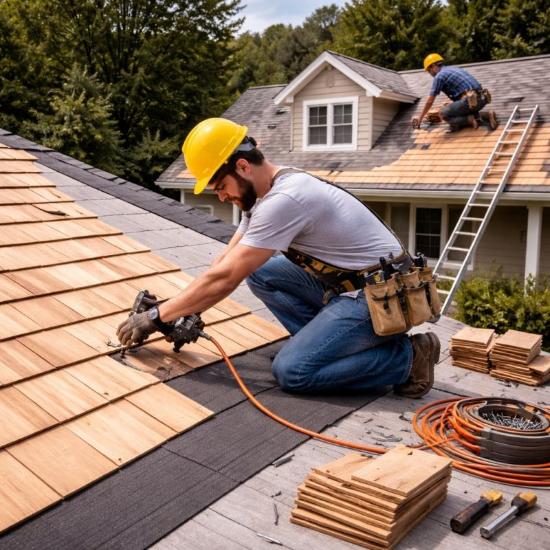 Wood Roofing Installation in Budd Lake, NJ