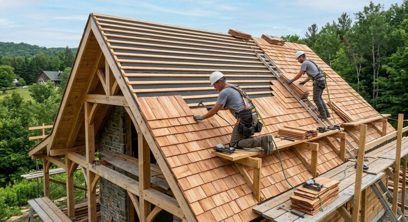 Wood Roofing Installation in Budd Lake, NJ
