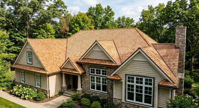 Wood Roofing Installation in Coopersburg, PA