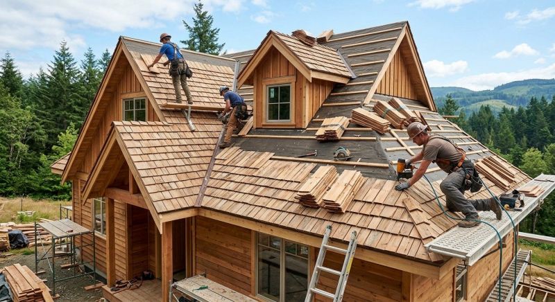 Wood Roofing Installation in Stockton, NJ