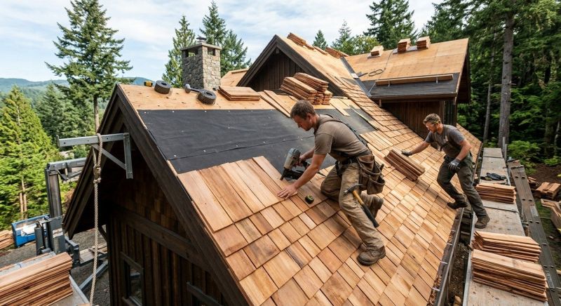 Wood Roofing Installation in Stroudsburg, PA